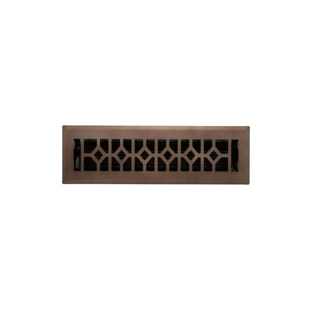 

Signature Hardware 941734-2-12 Appert Steel Floor Register - Bronze