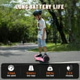 thumbnail image 5 of SIMATE Scooter for Kids Adults,Hoverboard with Colorful LED Light-Up Wheels, Bluetooth Speakers ,8.5 mph & 8.5 Miles,Safety Certification,Pink, 5 of 7