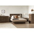 thumbnail image 3 of South Shore Holland 1-Drawer Nightstand - End Table with Storage for Adult, in Natural Walnut, 3 of 9