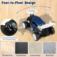 thumbnail image 5 of Costway Kids Ride On Push Car with Music Under-Seat Storage Universal Wheels for Boys Girls Black & White, 5 of 10