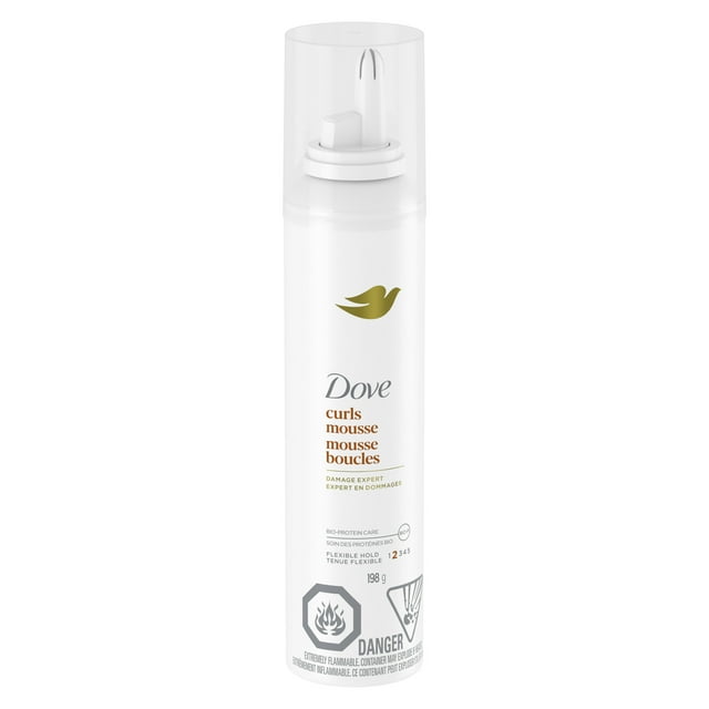 Dove Mousse Boucles Tenue Flexible Boucles Définies, 198 g