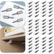 thumbnail image 3 of Tornillo Autorroscante Cruzado 60 Uds Con Soporte Partición Tablero Gabinete Goma, 3 of 6