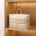 thumbnail image 2 of TACILIP Clothes Storage, 1PC PVC Transparent Zipper Household Storage Bag Waterproof -proof Storage Bag Clothing Quilt Storage Bag, Home Gifts, 2 of 6