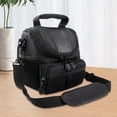 thumbnail image 2 of Portable Camera Bag Anti-shock Single Shoulder Camera Bag Wear-Resistant Sling Camera Backpack for Nikon D40 for DSLR/SLR Camera Black, 2 of 6
