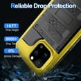 thumbnail image 3 of ELEHOLD Rugged Waterproof Case for iPhone 15 Pro with Built-in Screen Protector IP 68 Waterproof Heavy Duty  Military Grade Drop Protection Shockproof Full Body Case for iPhone 15 Pro,Yellow, 3 of 8