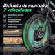 thumbnail image 5 of Bicicleta Eléctrica Bateria Extraible Honey Whale S8 Negro, 5 of 7
