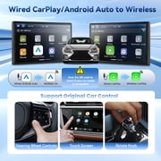 CarlinKit Mini Ultra3, Wireless CarPlay Adapter, Wired to Wireless Car Android Auto Adapter, Dual-Band WiFi, Fast Connect, for Wired CarPlay&Android Auto Cars