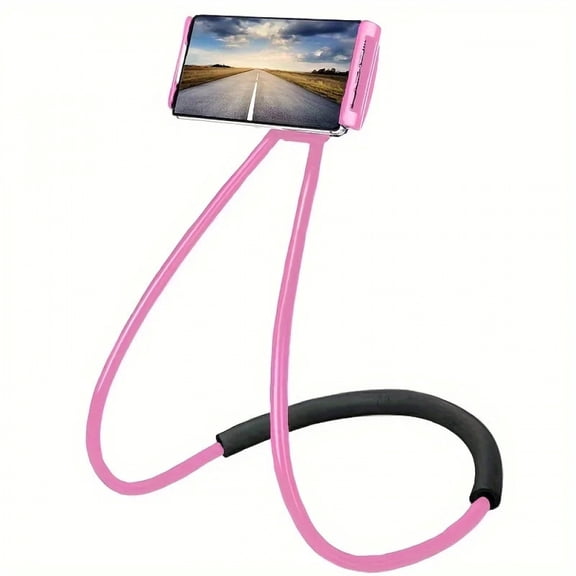 Multifunctional Bedside Lazy Neck Universal Mobile Phone Holder Extendable Neck Hanging Selfie Stick Rack Adjustable 360 ° Free