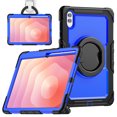 thumbnail image 2 of Case for Samsung Galaxy Tab S11 Ultra 14.6 inch 2025, 360 Rotating Stand Handle Pencil Holder Shoulder Strap Heavy Duty Shockproof Cover, Dark Blue PC, 2 of 7
