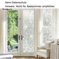 thumbnail image 4 of Película de ventana autoadhesiva estática 3D, lámina opaca para ventana, lámina de vidrio esmerilado, lámina decorativa, protección UV, flores, 90 x 200 cm, 4 of 5