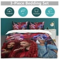 thumbnail image 6 of Descendants Duvet Cover 3 Pcs Set Cute Kids Comforter Cover with 2 Pillowcases Luxury Soft Bedding Bedroom Decor for Teens Boys Girls, 86"x70", 6 of 8