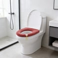 thumbnail image 6 of Toilet Seat Cushion, Removable Toilet Seat Cover, Thickened Winter Warm Toilet Seat Cushion With Carrying Handle, Acrylic Soft Non-Skid Full Coverage Household Toilet Seat Cushion, 6 of 6
