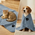 thumbnail image 4 of GFHFHITJ Dog Towels for Drying Dogs, 39×20 Inch Microfiber Bath Towel for Large Dog Cats Super Soft and Absorbent Pet Grooming Towel Dog Bath Supplies(Gray), 4 of 6