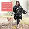 thumbnail image 4 of Wearable Oversized Blanket,Halloween Skeleton Coffin Pattern Wearable Blanket Hoodie for Adults,Cozy Hooded Blankets with Super Pockets,Super Warm Fuzzy Pullover for Women & Men, 4 of 6
