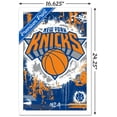 thumbnail image 3 of NBA New York Knicks - Maximalist Logo 23 Wall Poster, 14.725" x 22.375" Framed, 3 of 5