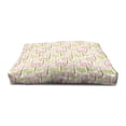 thumbnail image 3 of Tree Pet House, Japanese Cherry Blossom Pattern with Abstract Composition Eastern Inspirations, Outdoor & Indoor Portable Dog Kennel with Pillow and Cover, 5 Sizes, Pink Green White, by Ambesonne, 3 of 4