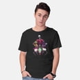 thumbnail image 2 of TeeFury Men's Graphic T-shirt Invade and Enslave - Tv Show | Extraterrestrial | Purple | 5XL, 2 of 5