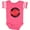 Football Pink and White, variant on Inktastic I Love My Uncle Boys or Girls Baby Bodysuit