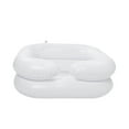 thumbnail image 1 of Inflatable Wash Basin Portable Shampoo Basin Travel Disabled Bed Care Wash Tub, 1 of 3