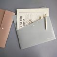 thumbnail image 2 of Yeacher Expanding File Folder 1 Pocket Plastic Envelope File Organizer with Smap Button Closure, 2 of 8