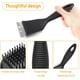 thumbnail image 4 of 4pcs Barbecue Brush Barbecue Cleaning Barbecue Bristle Stainless Steel Barbecue Bristle Brush(black, 21*7cm), 4 of 5