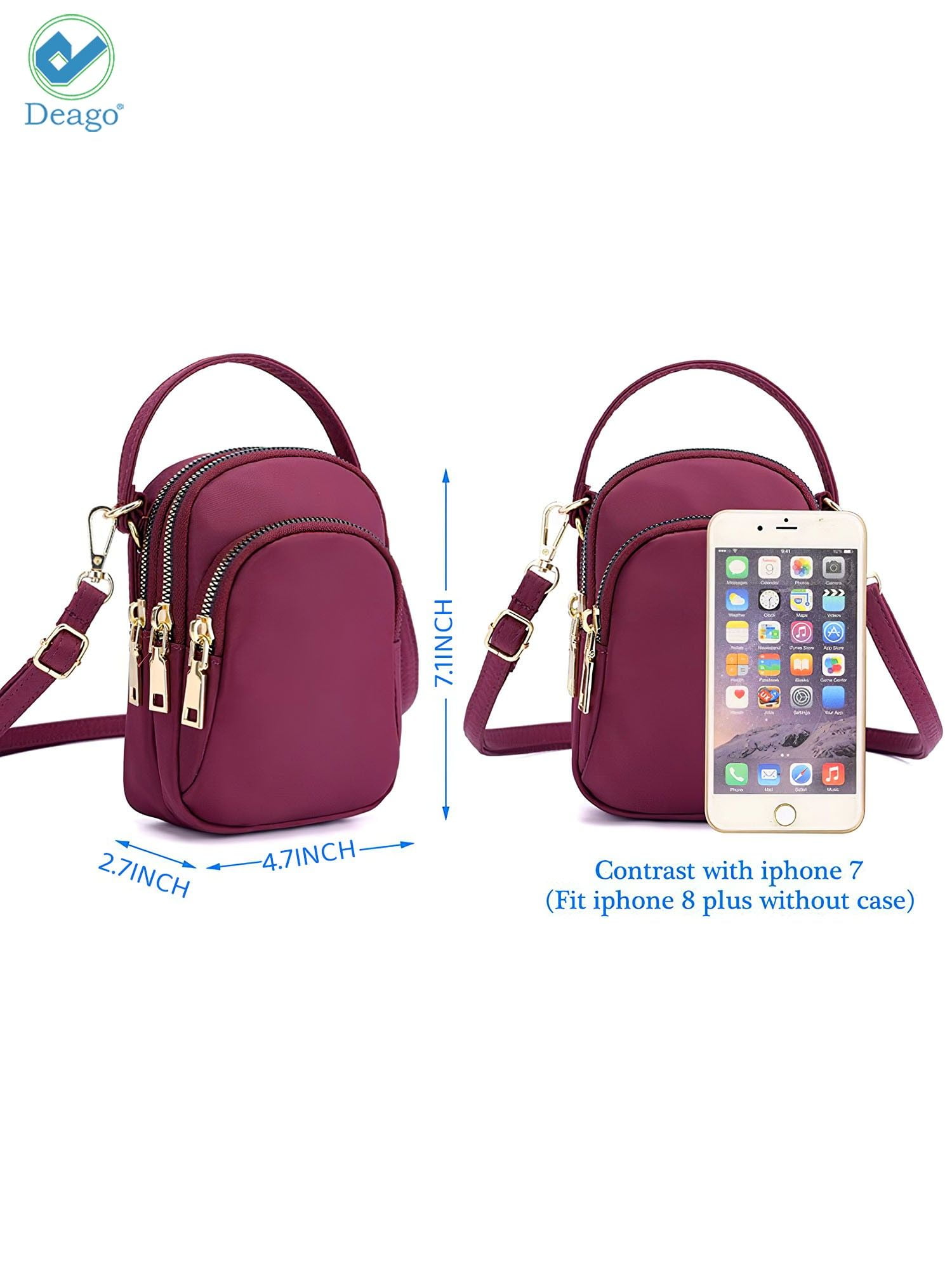  GAOXUFEI Women Small Cell Phone Purse Large Capacity