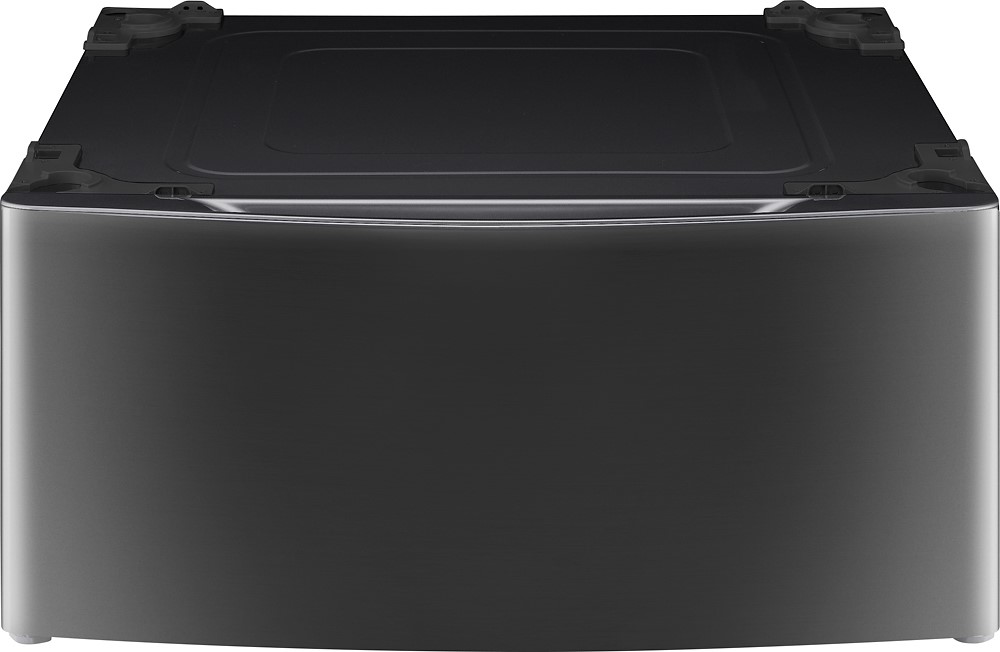 LG 29 In. Laundry Pedestal with Drawer WhiteColorBlack,Size27