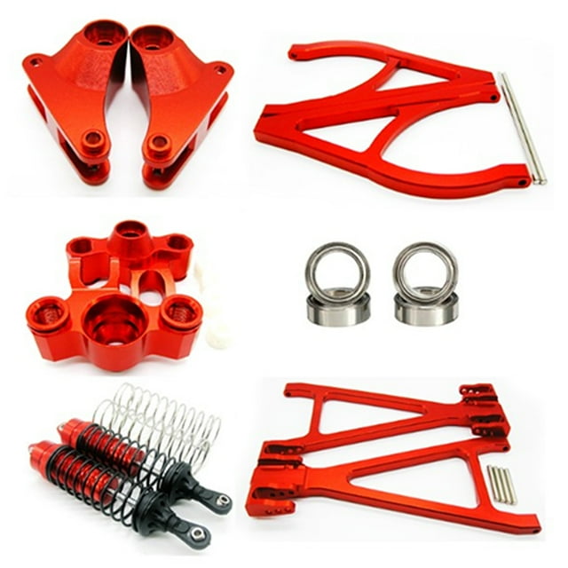 Kit de montaje de eje trasero Bewildely RCGOFFLOW Rojo