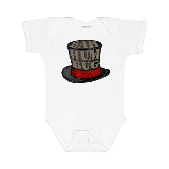 Inktastic Scrooge's Top Hat Bah Humbug Boys or Girls Baby Bodysuit