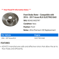 thumbnail image 2 of Front Brake Rotor - Compatible with 2016 - 2017 Acura RLX ELECTRIC/GAS, 2 of 2