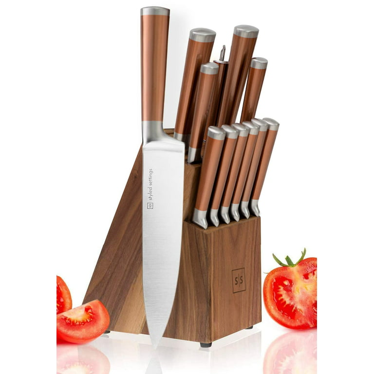 Styled Settings 6 Piece Copper Knife Set
