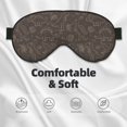 thumbnail image 3 of Cauagu Dinosaur Print Sleep Eye Mask, Blindfold Eye Sleep Shade Cover with Elastic Strap/Headband Eye Cover Eyeshade for Night Sleeping/Travel Nap, 3 of 7