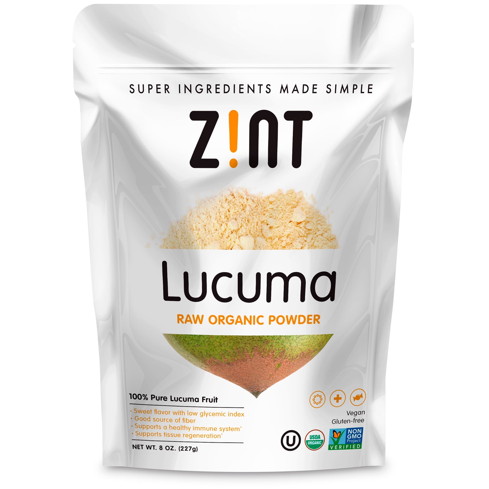 Zint Lucuma Raw Organic Powder 8 oz 227 g