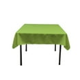 thumbnail image 1 of LA Linen TCpop58x58-LimeP84 Polyester Poplin Square Tablecloth, Lime - 58 x 58 in., 1 of 4