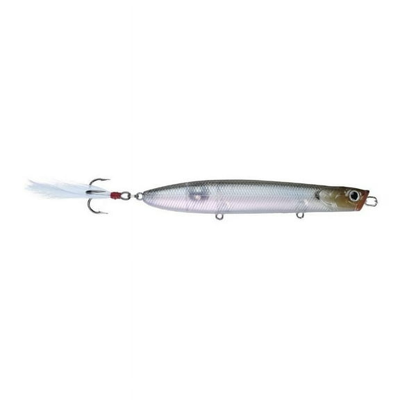 Lucky Craft GF95-238GMN Gunfish 95 Topwater Bait, 4", 3/8 oz, Ghost