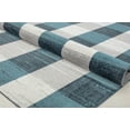 thumbnail image 5 of Rugs America Jaelyn JD65A Bedford Check Modern Contemporary Blue Area Rug, 2'6" x 4', 5 of 8