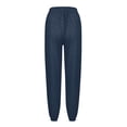 thumbnail image 4 of Kagetolytai Sweatpants Women Women's Casual Fashion Solid Colour Casual Sweatpants Drawstring Pants Yoga Pants Women Navy S, 4 of 4