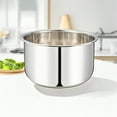 thumbnail image 2 of Stainless Steel Inner Pot for Rice Cooker, 5L Capacity, 304 Food-Grade Steel, Compatible with Various Cookers, Includes Sealing Ring, Quality and Easy to Clean, Ideal Replacement Pot, 2 of 5