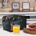 thumbnail image 5 of KLL North American Bald Eagle Print 2 Slice Toaster Dust Covers Kitchen Small Appliance Cover with 2 Pockets,Can hold Jam Spreader Knife & Toaster Tongs (11.4 x 7.9 x 7.5), 5 of 6