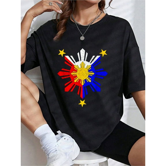 Pinoy Filipino Philippine Flag Sun T-Shirt