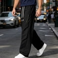 thumbnail image 6 of ZVAVZ Wide Leg Parachute Pants for Men Y2k Baggy Track Pants Fashion Outdoor Sports Pants with Zipper Pockets Black L, 6 of 10