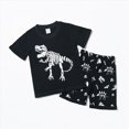 thumbnail image 2 of HCNTES Toddler Boy Pajamas Truck Summer Pjs for Boys Sleepwear Cotton Kids Short Sets Clothes Baby Boy Clothes, 2 of 9