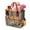 Pioneer Flower Floral-3, variant on Garden Tool Bag,Pioneer Flower Floral Print Pattern Garden Tool Organizer,Garden Gifts,Waterproof Multi-Pocket Garden Tool Storage 11.8x5.5x11.4 Inch(Tools NOT Included)
