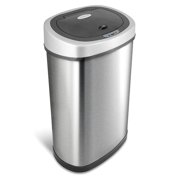 Nine Stars 13.2 Gallon Stainless Steel Motion Sensor Trash Can