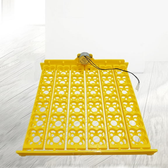 Yellow Eggs Incubator Turning Tray with 12V Poultry Hatching Device for 36 Chicken Eggs, or 156 Quail Eggs