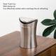 thumbnail image 3 of Bote de Basura de Escritorio con Tapa Abatible, Acero Inoxidable, Bote de Basura Pequeño, Ideal para Hogares, Oficinas y Baños, 3 of 9