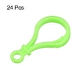 thumbnail image 3 of Plastic Lobster Clasps, Claw Snap Hooks for Keychains DIY Light Green, 24Pack, 3 of 7