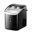 thumbnail image 3 of EUHOMY Nugget Ice Maker Countertop with Handle, Ready in 6 Mins, 34.5 lbs Per Day, Removable Top Cover, Auto-Cleaning, Black, 3 of 12