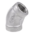 thumbnail image 5 of 304 Cast Stainless Steel Pipe Fitting -45 Degree Elbow G1/4 Female 32mm Length, 5 of 5