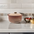 thumbnail image 2 of Versatile Terracotta Cooking Pot with Handle for Stews and Soups Durable Clay Cookware for Home Kitchen Use Multi, 2 of 9